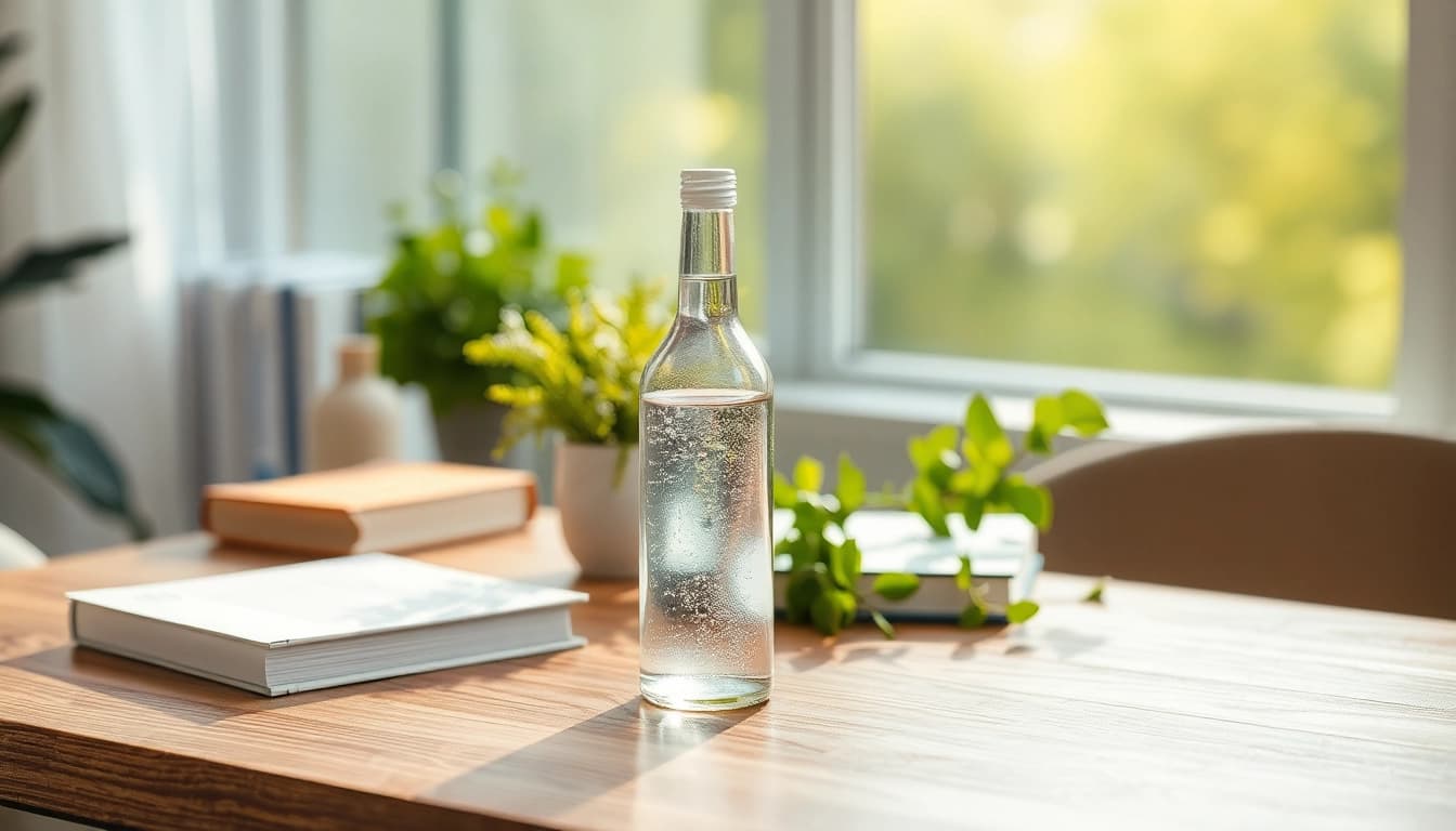 Kaufen Sie hochwertiges kolloidales Silber in einer eleganten Flasche, ideal für Ihre Gesundheit.