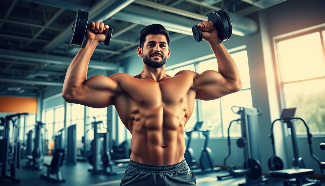 Trenbolon preis für hochwertige Fitnessprodukte in modernem Fitnessstudio.
