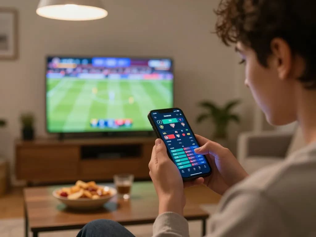 Experience the excitement of MB66 live sports betting on a smartphone in a cozy setting