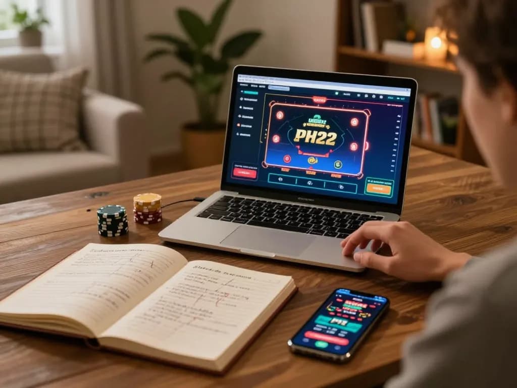 Engaging online gaming moment at home using PH22 for strategic betting
