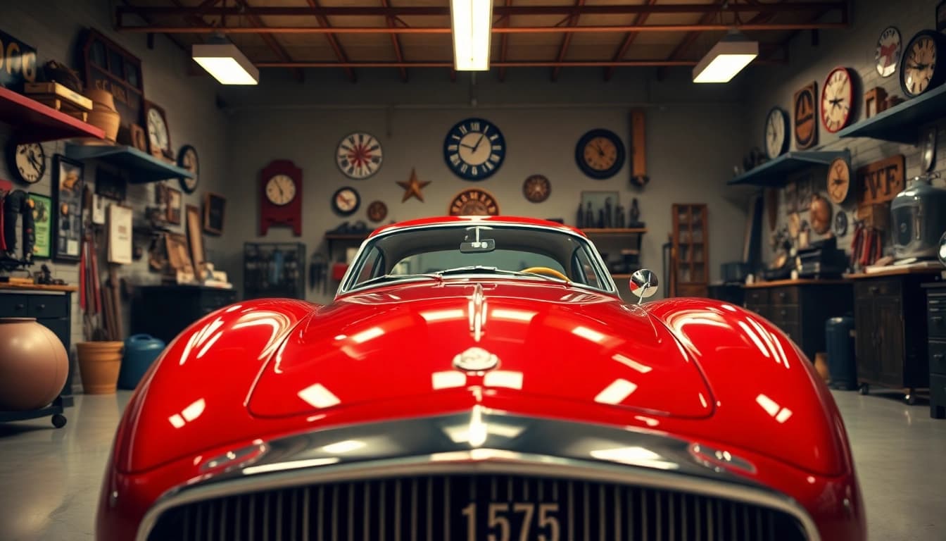 Oldtimer Wertgutachten - Eine detaillierte Bewertung klassischer Autos in einer professionellen Umgebung.
