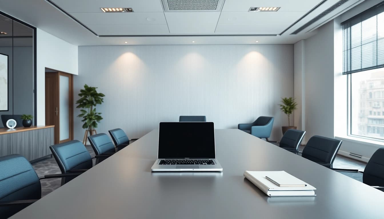 Professionelles Bürointerieur mit Headhunter Bochum-Fokus, modern und einladend gestaltet.
