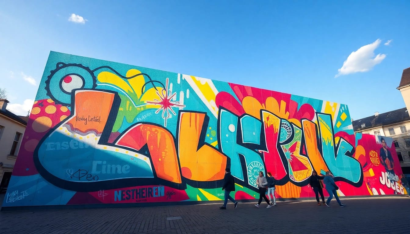 Bewundern Sie beeindruckende Graffiti Leipzig, die kreative Wandkunst in der Stadt zeigt.