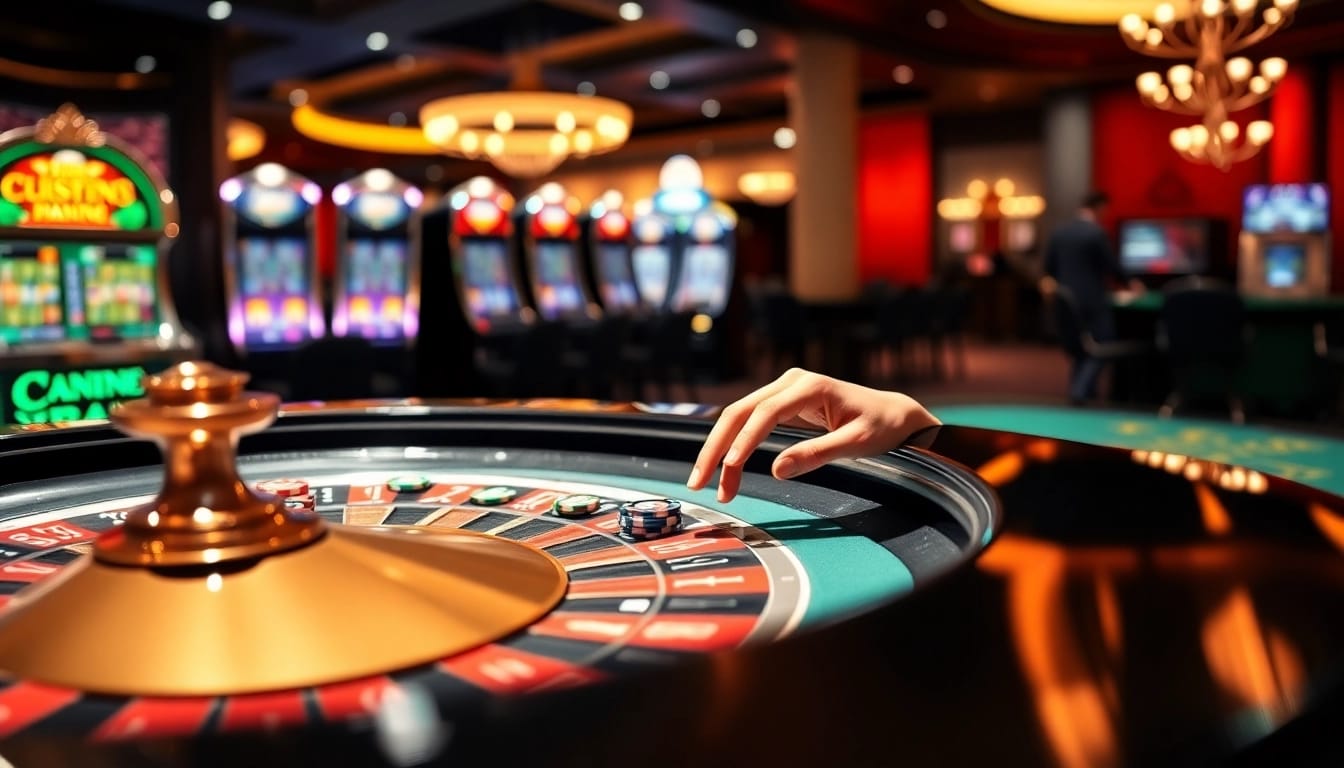 Place bets at the luxurious roulette table in a vibrant casino atmosphere from https://rr88.uk.net/.
