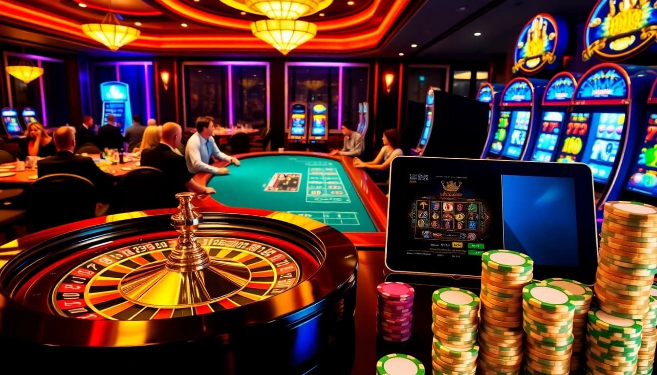 Chơi các trò chơi hấp dẫn tại https://luck8.net với poker, roulette và máy đánh bạc trong không khí sòng bạc sống động.