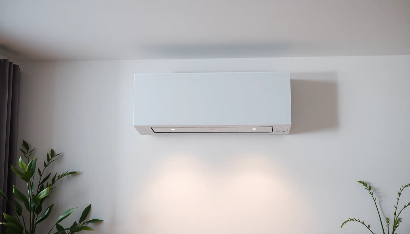 Klimaanlagen im modernen Interieur präsentieren eine elegante und effiziente Lösung für Raumklimatisierung.