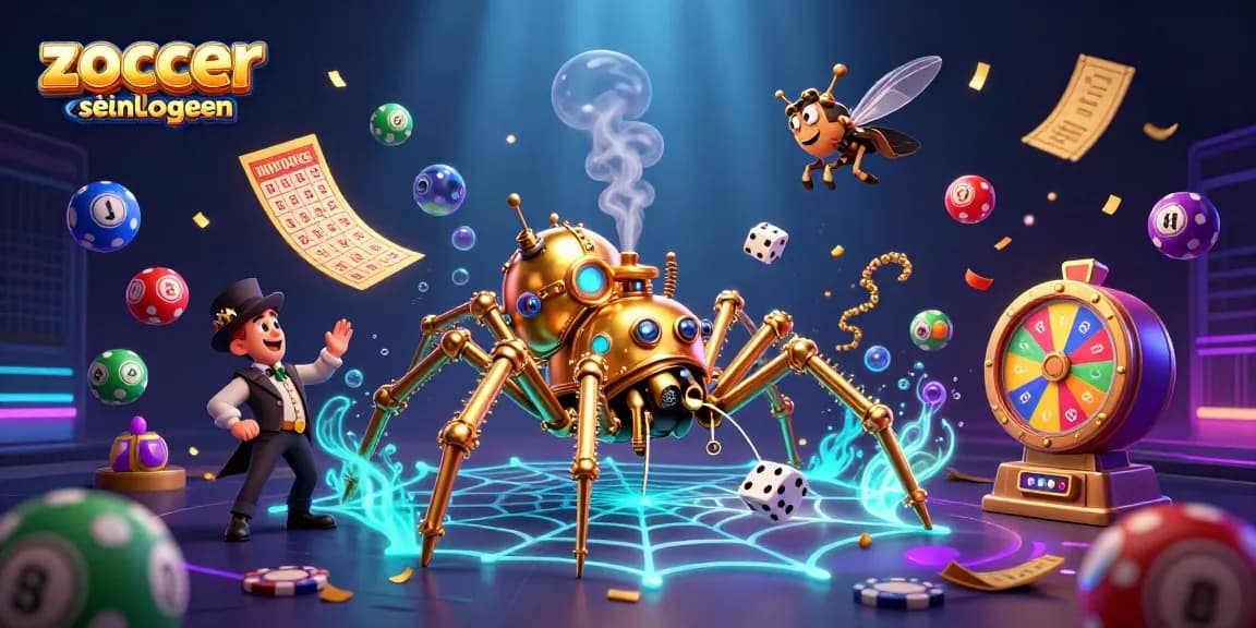 Experience the excitement of zoccer casino einloggen with this vibrant dynamic casino scene filled with games.