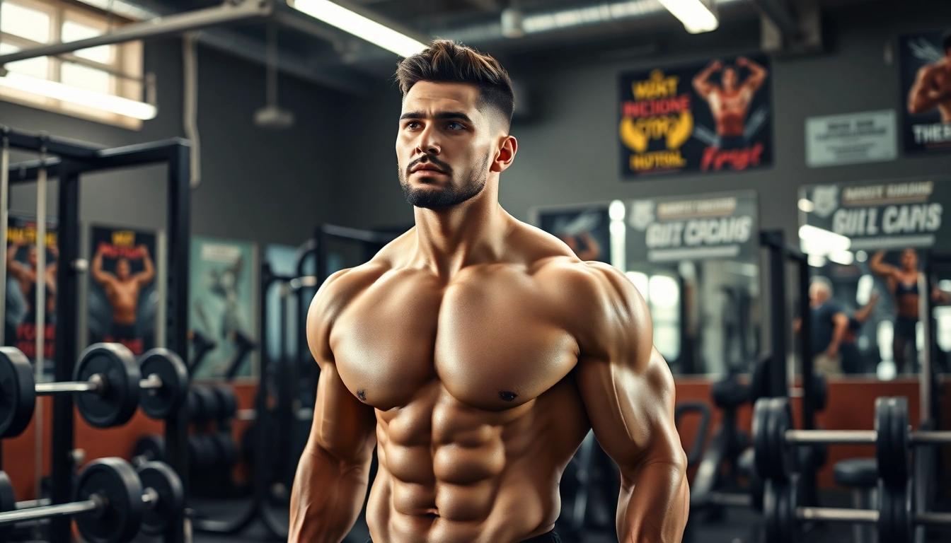 Maxibal Nandrolone Testosterone für Athleten beim Krafttraining im Fitnessstudio.