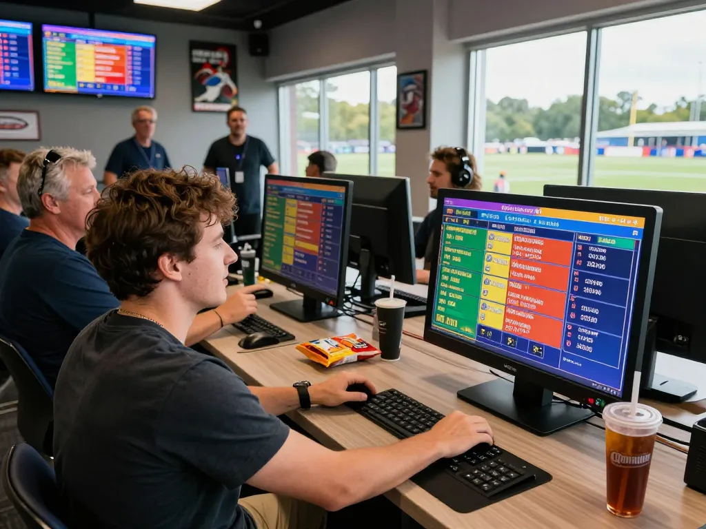 Exciting kèo nhà cái betting scene with live odds displayed and enthusiastic bettors engaged.