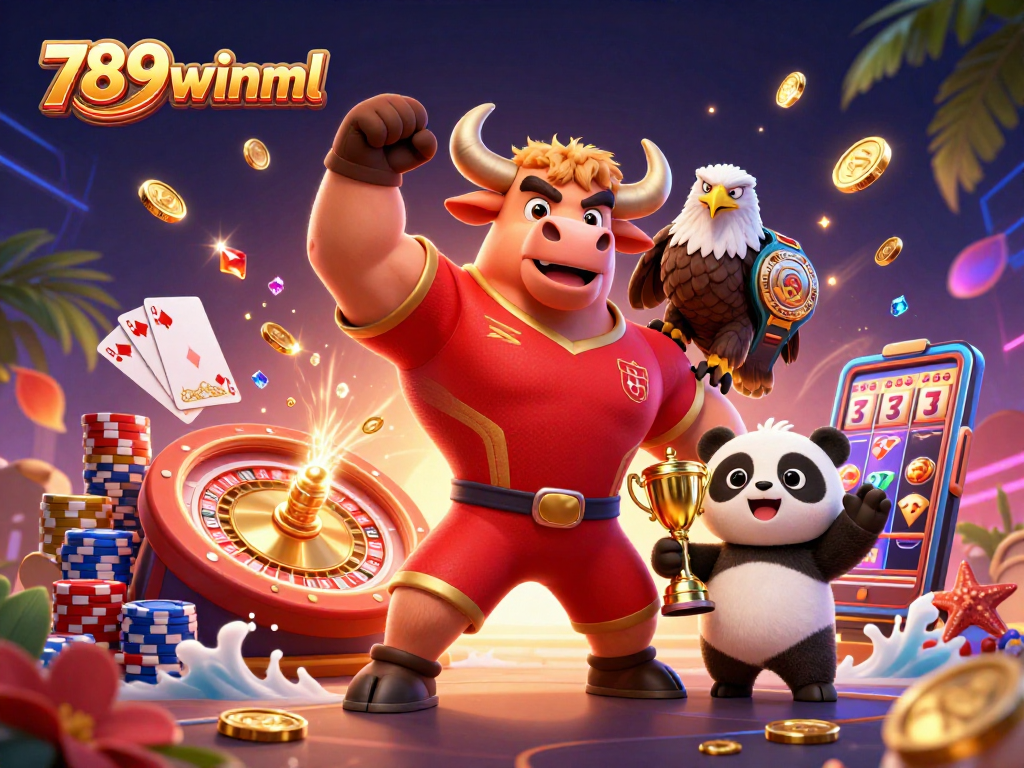 Experience thrilling victory moments with 789winml in a vibrant casino scene filled with excitement.