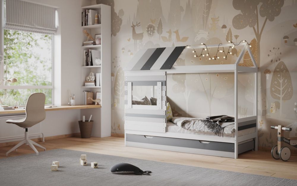 Schlafkomfort auf einem neuen Level: Hausbett 120x200 mit Rollrost