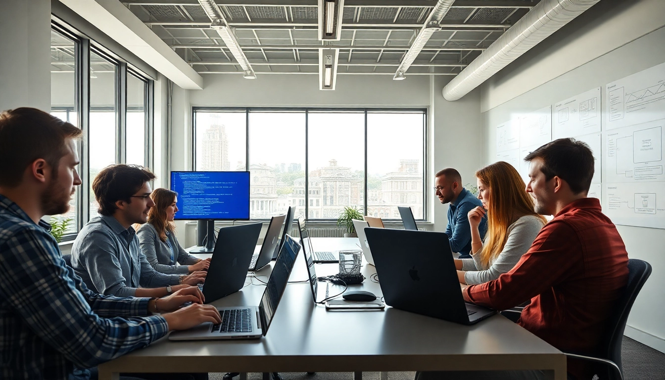 Shopware Entwickler arbeitet effizient an Software-Lösungen in einem modernen Büro.