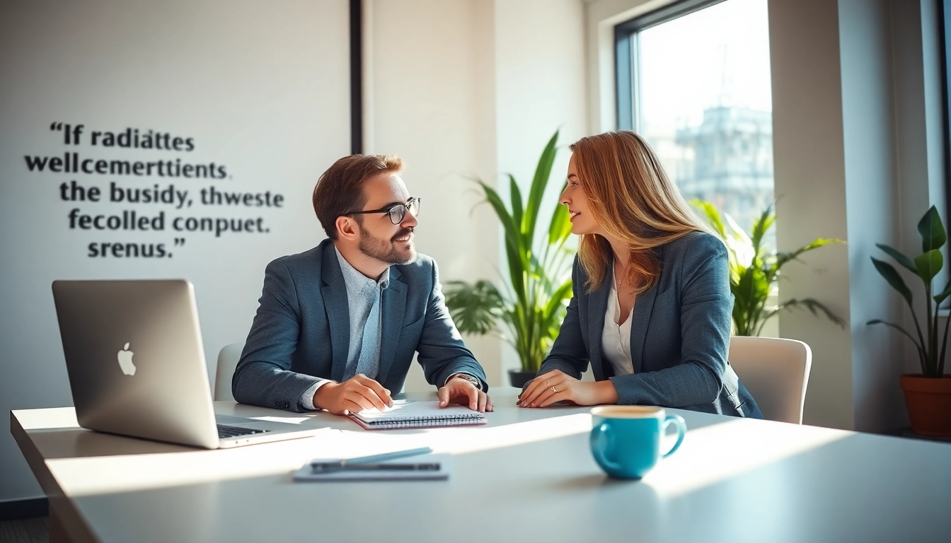 Headhunter Schweiz berät Kandidaten in einem modernen Büro mit professioneller Atmosphäre.
