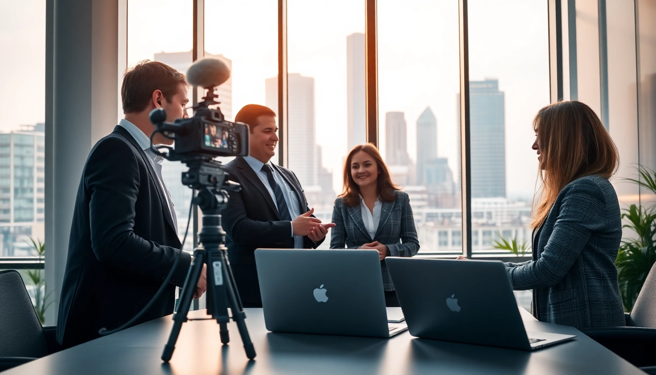 Professioneller Businessfotograf München, der ein engagiertes Team in einem modernen Büro ablichtet.