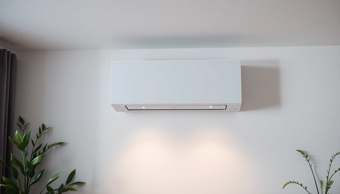 Klimaanlagen im modernen Interieur präsentieren eine elegante und effiziente Lösung für Raumklimatisierung.