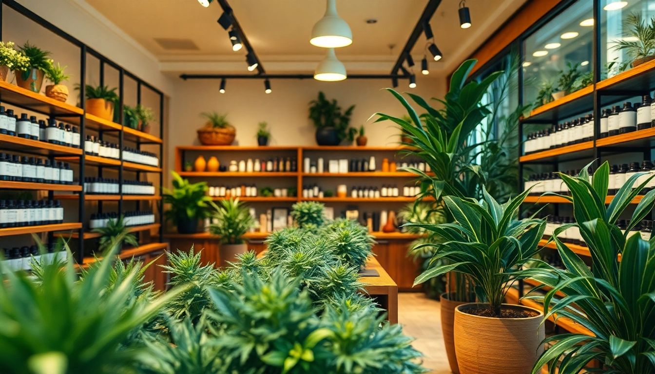CBD kaufen in unserem eleganten Shop, wo Naturprodukte in ansprechender Präsentation angeboten werden.