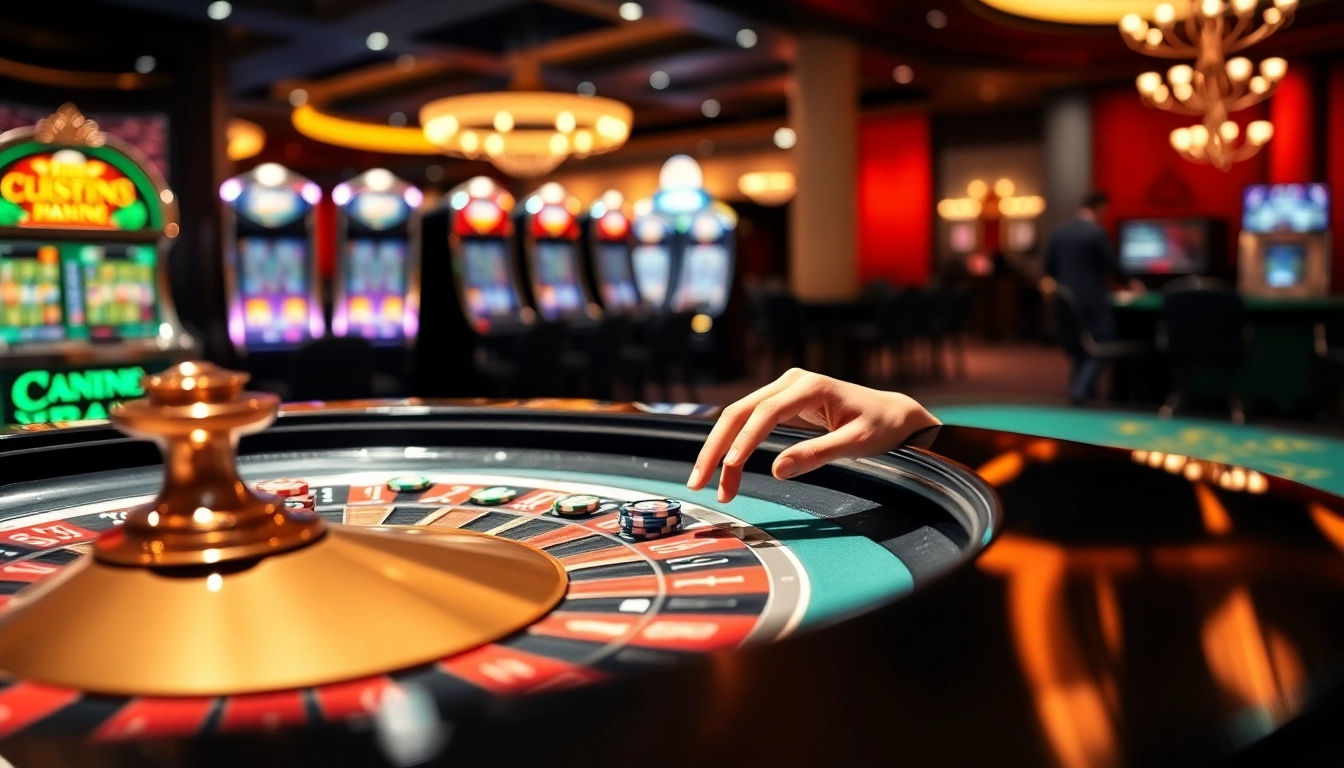 Place bets at the luxurious roulette table in a vibrant casino atmosphere from https://rr88.uk.net/.