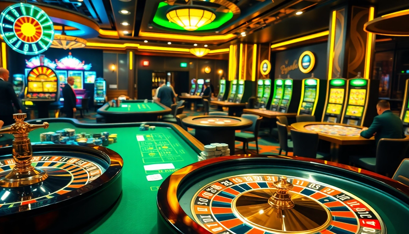 Tỷ lệ nhà cái shown at exciting casino tables where players are engaged in strategic betting.