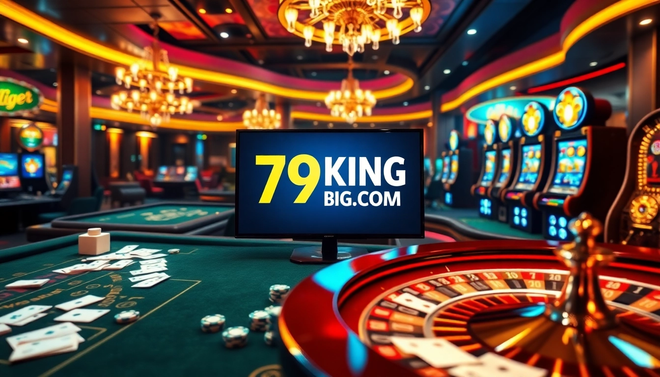 Experience the thrill of gambling at 79KING COM with vibrant casino elements and dynamic betting action.