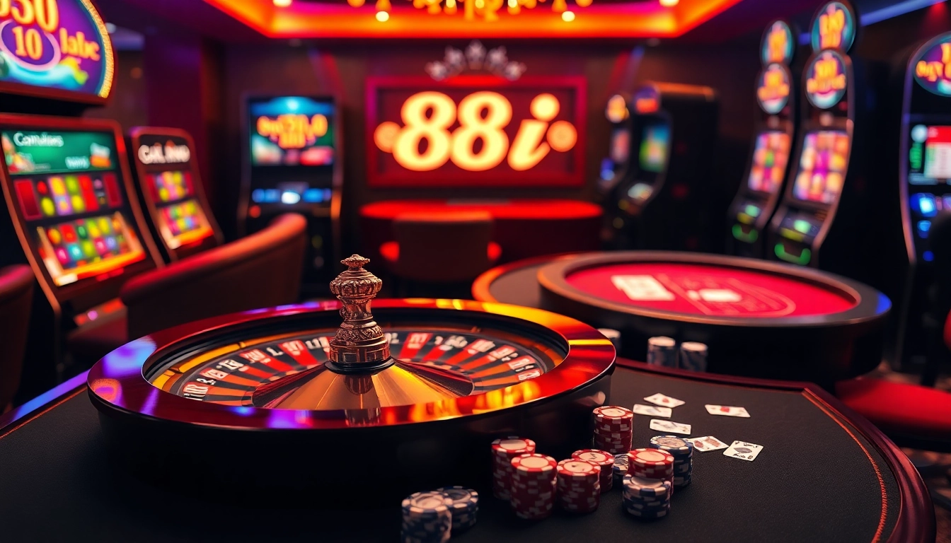 Experience the thrill of the 88i game at a vibrant online casino atmosphere.