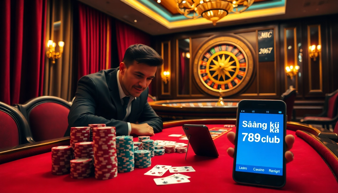 Join the action and register for 789club at the vibrant casino table