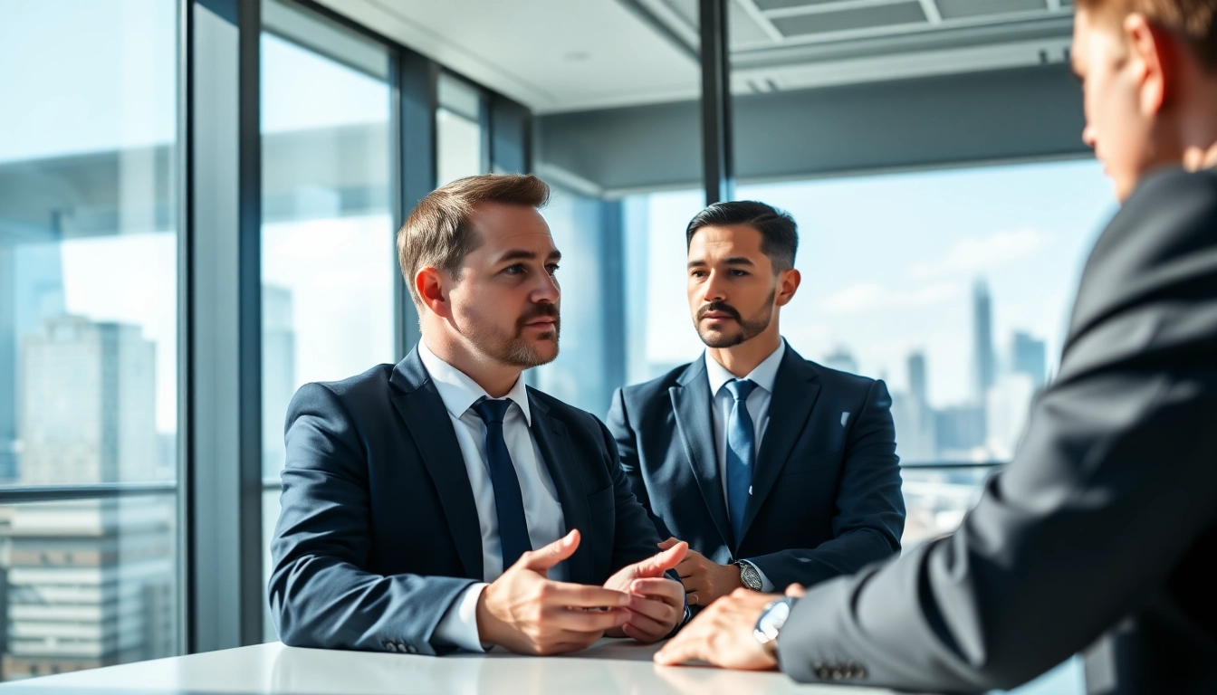 Headhunter Ingenieure vermitteln Fachkräfte in einem modernen Büro.