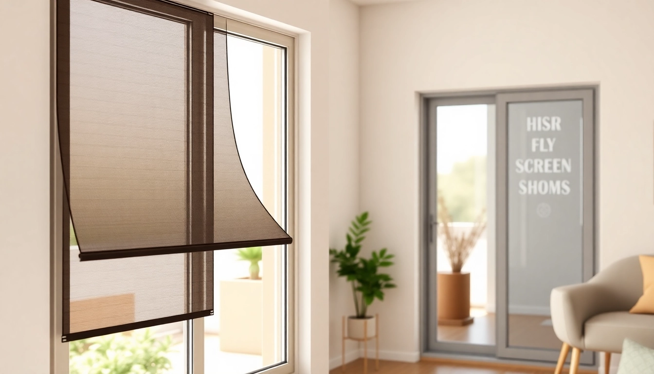 Fliegengittermaxx zeigt hochwertige Fliegengitter in einem modernen Wohnraum.