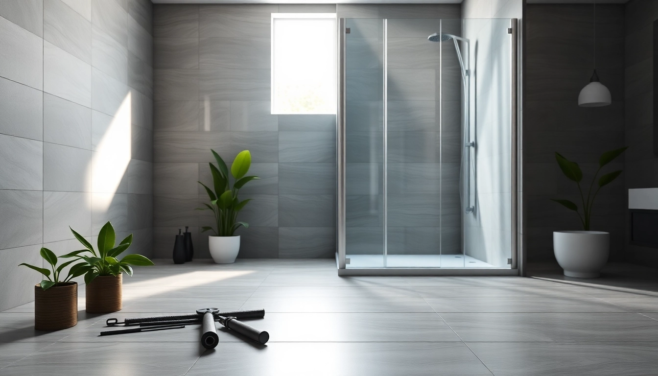 Duschkabine 80x80 elegant in einem modernen Badezimmer mit schickem Design.